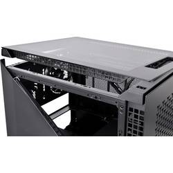 Thermaltake Divider 200 TG Air Black micro tower PC skříň černá 2 předinstalované ventilátory, boční okno, prachový filtr