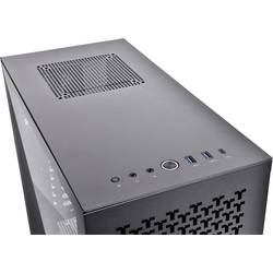 Thermaltake Divider 300 TG Air Black midi tower PC skříň černá 2 předinstalované ventilátory, boční okno, prachový filtr