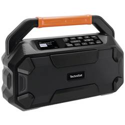 TechniSat DIGITRADIO 231 OD 0000/3966 odolné rádio, DAB, DAB+, FM, AUX, Bluetooth, funkce alarmu, s akumulátorem, černá