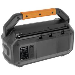 TechniSat DIGITRADIO 231 OD 0000/3966 odolné rádio, DAB, DAB+, FM, AUX, Bluetooth, funkce alarmu, s akumulátorem, černá