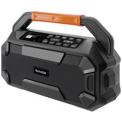 TechniSat DIGITRADIO 231 OD 0000/3966 odolné rádio, DAB, DAB+, FM, AUX, Bluetooth, funkce alarmu, s akumulátorem, černá