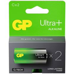 GP Ultra Plus baterie malé mono C alkalicko-manganová 1.5 V 2 ks