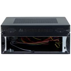 Inter-Tech ITX-603 mini tower PC skříň černá s větracími drážkami