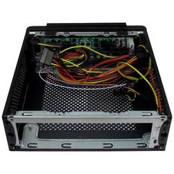 Inter-Tech ITX-603 mini tower PC skříň černá s větracími drážkami