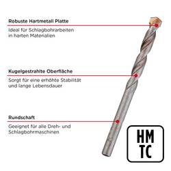 kwb 039740 kalená ocel spirálový vrták na kámen 1 ks 14 mm Celková délka 150 mm válcová stopka 1 ks