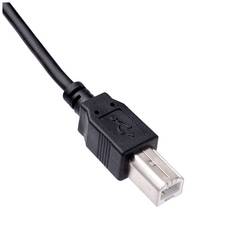 Akyga USB kabel USB 2.0 USB-A zástrčka, USB-B zástrčka 1.80 m černá AK-USB-04