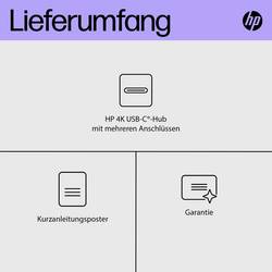 HP USB-C® dokovací stanice a Handsfree Universal USB-C Multiport-Hub Vhodné pro značky (dokovací stanice pro notebook): univerzální napájení USB-C®