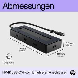 HP USB-C® dokovací stanice a Handsfree Universal USB-C Multiport-Hub Vhodné pro značky (dokovací stanice pro notebook): univerzální napájení USB-C®