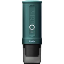 OutIn OTEM-01-Teal Kávovar černá, tyrkysová pro cestování / přenosné, s tlakovým mechanizmem, s Li-Ion aku