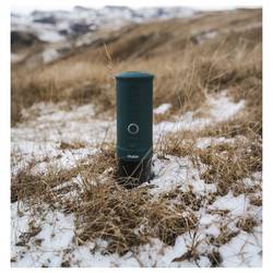 OutIn OTEM-01-Teal Kávovar černá, tyrkysová pro cestování / přenosné, s tlakovým mechanizmem, s Li-Ion aku