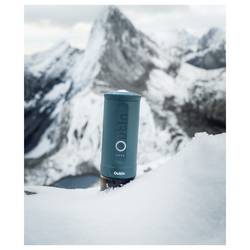 OutIn OTEM-01-Teal Kávovar černá, tyrkysová pro cestování / přenosné, s tlakovým mechanizmem, s Li-Ion aku