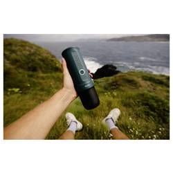 OutIn OTEM-01-Teal Kávovar černá, tyrkysová pro cestování / přenosné, s tlakovým mechanizmem, s Li-Ion aku