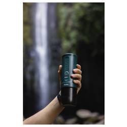 OutIn OTEM-01-Teal Kávovar černá, tyrkysová pro cestování / přenosné, s tlakovým mechanizmem, s Li-Ion aku