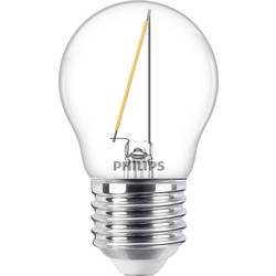Philips LED 76425800 LED Energetická třída (EEK2021) F (A - G) E27 kapkový tvar 1.4 W = 15 W teplá bílá (Ø x d) 4.5 cm x 7.8 cm 1 ks