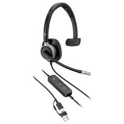 HP Poly HP Poly Mission 615 USB Wired Headset Headset otevřená (On Ear) černá