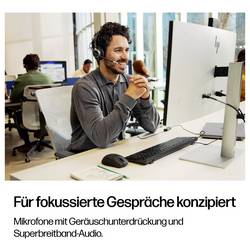HP Poly HP Poly Mission 615 USB Wired Headset Headset otevřená (On Ear) černá