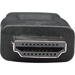 Manhattan DVI / HDMI kabelový adaptér DVI-D 24+1pol. Zástrčka, Zástrčka HDMI-A 3.00 m černá 372510 pozlacené kontakty, UL certifikace DVI kabel