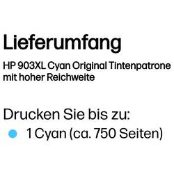 HP Ink 903XL originál Single azurová T6M03AE