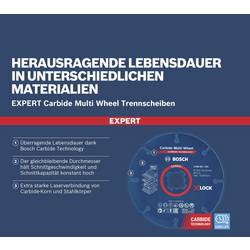 Bosch Accessories EXPERT Carbide Multi Wheel X-LOCK 2608901194 řezný kotouč rovný 115 mm 10 ks