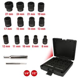 KS Tools 9131460 sada nástrčných hlavic, Čtyřhran, 913.1460