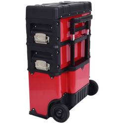 KS Tools 850.0340 box na nářadí, plast, ocelový plech, černočervená
