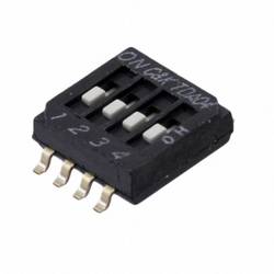 C & K Switches TDA04H0SB1 DIP-Switch TDA Series DIP spínač Pólů 4 1 ks Tube