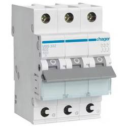 Hager MBS332 elektrický jistič 3pólový 32 A