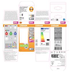 OSRAM HOMELIGHTING 4058075430754 LED Energetická třída (EEK2021) F (A - G) E27 klasická žárovka 9.4 W = 60 W teplá bílá 1 ks