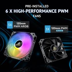 Antec ANTEC FLUX M ATX/Micro-ATX/ITX Midi Towe micro tower PC skříň černá