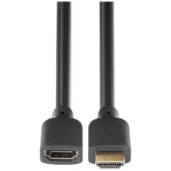 club3D HDMI kabel Zástrčka HDMI-A, Zásuvka HDMI-A 1.00 m černá CAC-1322 HDMI kabel