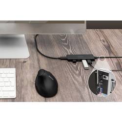 Digitus DA-70236 USB Hub 4 porty USB-A USB 3.0 5 GBit/s s konektorem USB C černá DA-70236