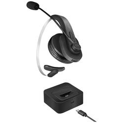LogiLink BT0059 Headset otevřená (On Ear) Bluetooth® mono černá Redukce šumu mikrofonu monofonní telefon