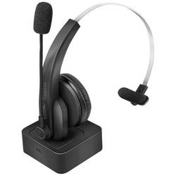 LogiLink BT0059 Headset otevřená (On Ear) Bluetooth® mono černá Redukce šumu mikrofonu monofonní telefon