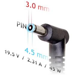 Akyga napájecí adaptér k notebooku 45 W 19.5 V/DC 2.31 A