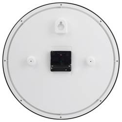 Renkforce RF-6826036 DCF nástěnné hodiny 32 cm x 45.5 mm, bílá/černá