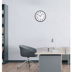 Renkforce RF-6826036 DCF nástěnné hodiny 32 cm x 45.5 mm, bílá/černá