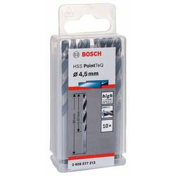 Bosch Accessories 2608577213 2608577213 HSS kovový spirálový vrták 4.5 mm Celková délka 80 mm leštěný DIN 338 válcová stopka 10 ks