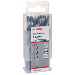 Bosch Accessories 2608577224 2608577224 HSS kovový spirálový vrták 5.6 mm Celková délka 93 mm legováno DIN 338 válcová stopka 10 ks