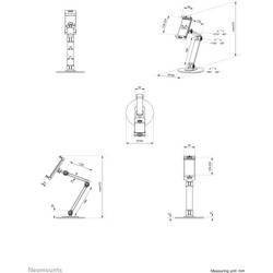 Neomounts DS15-550WH1 stojan na tablet Univerzální 12,4 cm (4,9) - 32 cm (12,6)