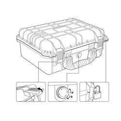 TOOLCRAFT TO-7859271 outdoorový kufr, 1 ks, (d x š x v) 420 x 330 x 174 mm