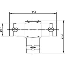 Telegärtner 100023594 100023594 BNC adaptér BNC zásuvka - BNC zásuvka, BNC zásuvka 1 ks