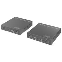 Digitus DS-55348 HDMI™, HDMI® vstup, HDMI® výstup, SFP , USB, USB-A, USB 1.1, Konektor pro síťový adaptér, RS232, microUSB, na sluchátka (jack 3,5 mm),