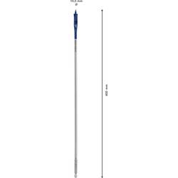 Bosch Accessories 2608900339 frézovací vrták do dřeva 1 ks 10 mm Celková délka 400 mm šestihran 1 ks