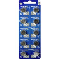Renata knoflíkový článek 357 1.55 V 10 ks 160 mAh oxid stříbra 357 MP CE RENATA