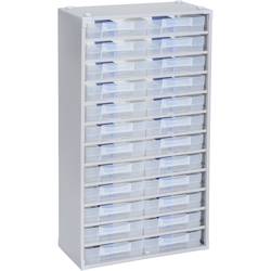 Allit 464810 zásobník na drobné díly , VarioPlus ProM 57/48, stohovatelné, (š x v x h) 300 x 565 x 140 mm, stříbrná, 1 ks