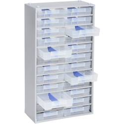 Allit 464810 zásobník na drobné díly , VarioPlus ProM 57/48, stohovatelné, (š x v x h) 300 x 565 x 140 mm, stříbrná, 1 ks