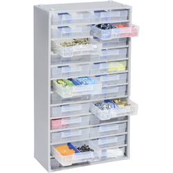 Allit 464810 zásobník na drobné díly , VarioPlus ProM 57/48, stohovatelné, (š x v x h) 300 x 565 x 140 mm, stříbrná, 1 ks