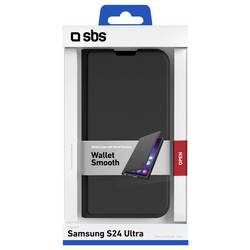 sbs mobile Flip Cover Samsung Galaxy S24 Ultra černá stojící, 1552552, Handy Flip Case, s magnetickým modulem TEBKLITESAS24UK