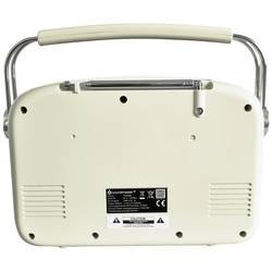 soundmaster TR480BE 10755 Akumulátorové rádio, FM, FM, Solární panel, béžová
