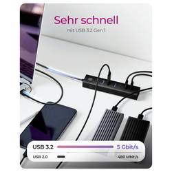 ICY BOX 61065 USB Hub černá